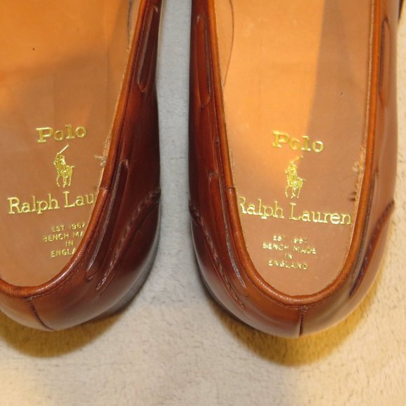 Polo Ralph Lauren by Crockett & Jones Brown Tassel Loafers 7D 7.5D Mismate main image 10